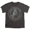 Boys' Star Trek Discovery Enterprise Crest T-Shirt Charcoal X Small - 2 of 4