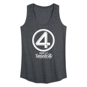 Women's - Marvel - Fantastic Four Circle Logo Graphic Racerback Tank - 1 of 4