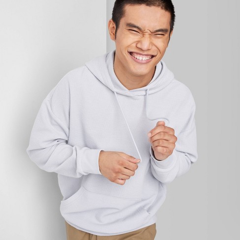 Men's Regular Fit Hooded Pullover Sweatshirt - Original Use™ Light Gray S