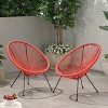 Christopher Knight Home Anson Outdoor Modern Hammock Weave Chairs (Set of 2) - 2 of 4