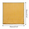 Elerevyo Women's Satin Polka Dots Square Contrast Color Silky Neck Scarves 27.6" 1 Pc - 3 of 4