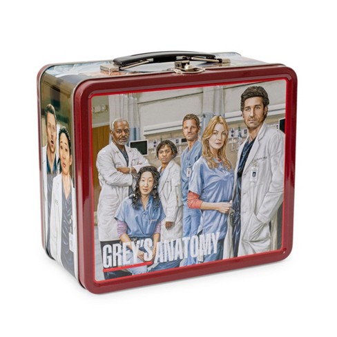Toynk Grey's Anatomy Cast Metal Tin Lunch Box Tote
