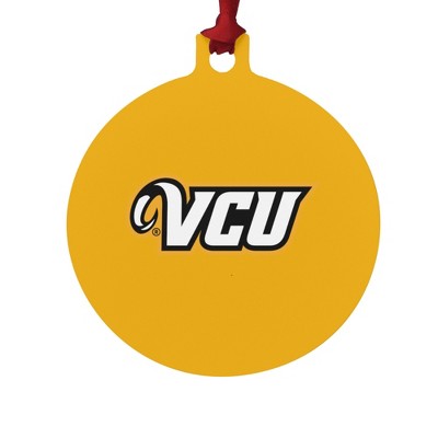 Virginia Commonwealth University Rams Logo Aluminum Holiday Christmas Tree Ornament