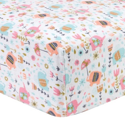 Trend Lab Flannel Fitted Crib Sheet