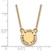 Black Bow Jewelry 14k Yellow Gold Plated Sterling Silver Kappa Kappa Gamma Greek Life Necklace 18 Inch - 2 of 4