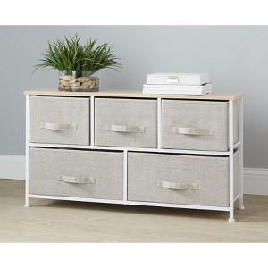 BrylaneHome 5-Drawer Eve Storage Dresser - 1 of 2