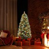 Tangkula 5/7.5/9 FT Artificial Xmas Tree w/ 1416 Branch Tips 560 Warm White LED Lights - 4 of 4