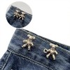 Anna-Kaci 3-Piece Teddy Bear Pant Buckle Extender Set with Sculpted Metal Designs for Adjustable Waistroom 1.5x1.4in - Silver - 4 of 4
