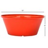 Gardener Select Indoor/Outdoor Round Plastic Tulip Bowl Planter, 12in - 2 of 2