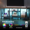 Pinmoco 47" LED TV Stand with Open Shelves, Media Entertainment Center for Living Room/Bedroom - 4 of 4
