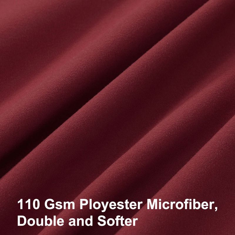 PiccoCasa Luxury 1800 Brushed Microfiber Pillowcases 2 Pcs, 5 of 7
