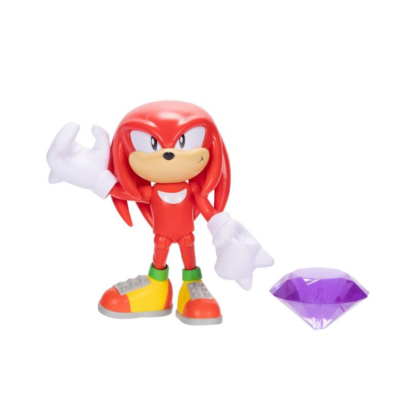 Sonic Knuckles with Purple Chaos Emerald Action Figure, 4 of 8
