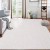 Area Rug for Living Room Bedroom Modern Solid Indoor Carpet Non-Slip Low Pile Machine Washable Kids Room Accent Simple Carpet No-Shedding - 2 of 4