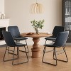 Pexfix Waterproof Faux Leather Dining Chair Set of 4 - 3 of 4