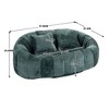 CAVINAS High Back Bean Bag Chair for Adults and Kids, Durable Comfort Bean Bag Sofa, Indoor & Outdoor - 2 of 4