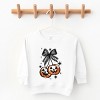 Coquette Pumpkin Cherries - Toddler Graphic Sweatshirt and Youth Graphic Sweatshirt - 2 of 3
