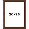 PosterPalooza | Traditional Brown Picture Frame - UV Acrylic, Foam Board Backing, Hanging Hardware - 2 of 4