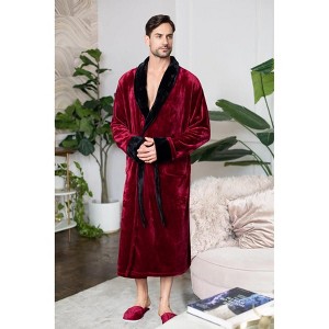 Lotus Linen Cozy Mens Plush Robes – Built for Comfort, Designed to Last - 1 of 4