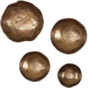 Uttermost Lucky Coins Brass 4-Piece Metal Wall Art Set - 1 of 1