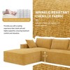 NicBex Modular Sectional Sofa,Chenille L-Shaped Compressed Couch with 2 Pillows for Living Room,Apartment,Office,No Assembly Require - 4 of 4