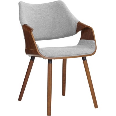 Studio 55D Westin Gray Fabric and Beech Wood Dining Chair