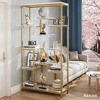 Gulches 71" Tall Modern Bookcase, 11-Tier Display Shelf - 2 of 4