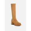 Morpin Stretch Suede Calf Boots Women - 2 of 4