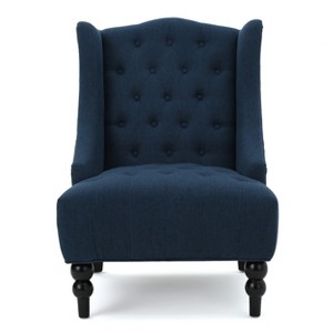 TIRAMISUBEST Upholstered Wingback Chair - Ideal for Living Room, Bedroom & Study - 1 of 4