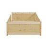 PAGED Twin Size Floor Bed Modern Pine Bed Frame with Built-In Book Storage, Guardrails and Opening for Bedroom, Easy Assembly - 3 of 4