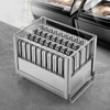 VEVOR Commercial Popsicle Moulds, 40PCS Round-Head Ice Pop Moulds with Double Slot, Stainless Steel Ice Lolly Popsicle Moulds - 2 of 4