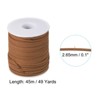 Unique Bargains DIY Suede Lace Ribbon Faux Leather Cord Leather Crafts Lace 1 Pc - 2 of 4