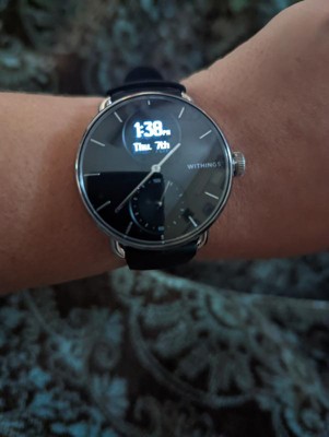 Withings ScanWatch (38 mm / Noir) - Montre connectée - Garantie 3