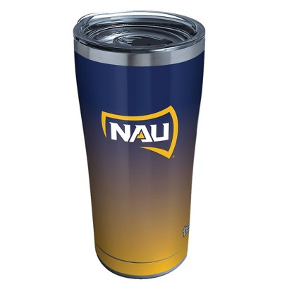 NCAA Northern Arizona Lumberjacks 20oz Ombre Stainless Steel Tumbler with Lid