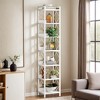 Hommoo 78.7 Inch Tall Narrow Corner Bookshelf - 3 of 4