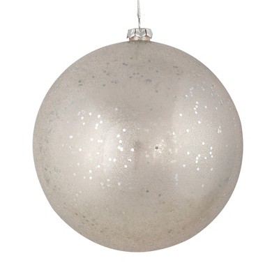 Fillable Plastic Clear Ball Ornament, 2-Inch, 12-Count 