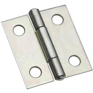 National Hardware 1-1/2 in. L Zinc-Plated Door Hinge 2 pk - 1 of 1