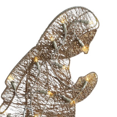 55" Pre-Lit Outdoor Nativity Scene with Clear Lights