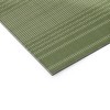 Little Arrow Design Co morse stripe avocado Small Welcome Mat - Deny Designs - 3 of 3