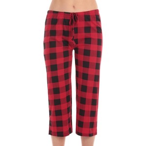 Just Love Womens Knit Jersey Pajama Capris - 100% Cotton PJs - 1 of 3