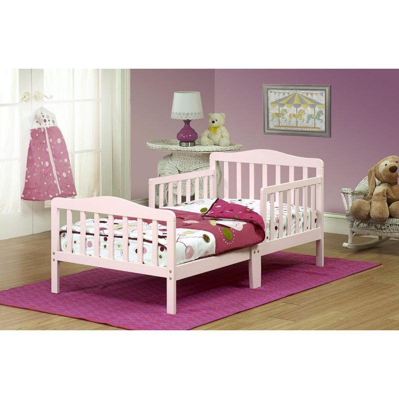 Orbelle Contemporary Solid Wood Toddler Bed, 1 of 3