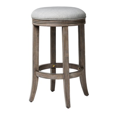 Maven Lane Eva Round Backless Swivel Kitchen Stool