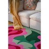 Lany Space Maggie Stephenson Irregular Rose Garden Floral Rug - 4 of 4