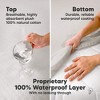 2-Pack Protect+ Waterproof Crib Mattress Protector Covers, Mavy Quilted Cotton Baby Mattress Topper, Toddler Crib Sheets - 4 of 4