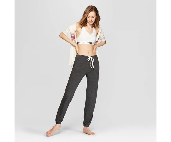 Womens Fleece Lounge Jogger Pants Colsie And 153 Gray Xs