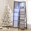 Vlsrka 360° Rotating LED Jewelry Armoire with Lock, Full Length Mirror, Large Floor Standing Organizer with Shelves - 3 of 4