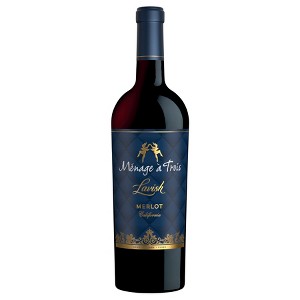 Ménage à Trois Lavish Merlot Red Wine - 750ml Bottle - 1 of 4