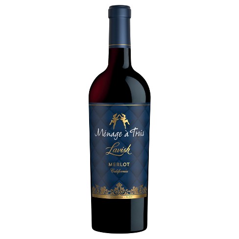 Ménage à Trois Lavish Merlot Red Wine - 750ml Bottle - image 1 of 4