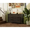 6-Drawer Dresser, Large Storage Cabinet for Bedroom, Living Room, Entryway, Retro Wood Chest of Drawers with Metal Handles & Anti-Tip Design, 54-Inch - 2 of 4