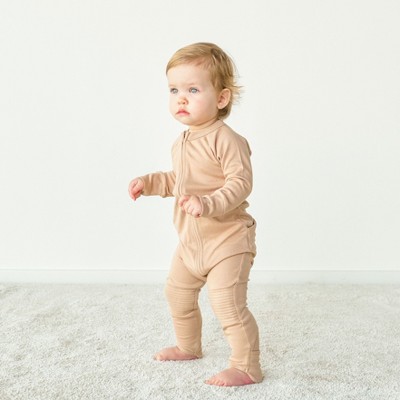 Image of Goumikids Viscose Made From Bamboo + Organic Cotton Sleep And Play Zippered Jumpsuit