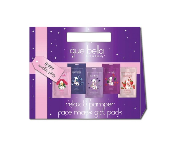 Que Bella Happy Mother&#39;s Day Face Mask Set - 5pc